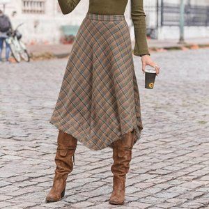Sundance Plaid Dream Skirt Size 6